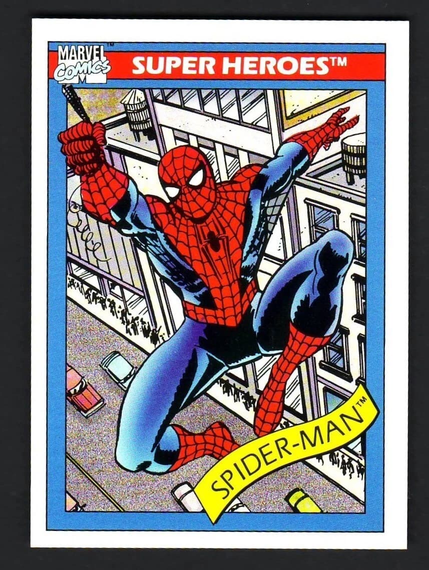 1990 Impel Marvel Universe Spider-Man
