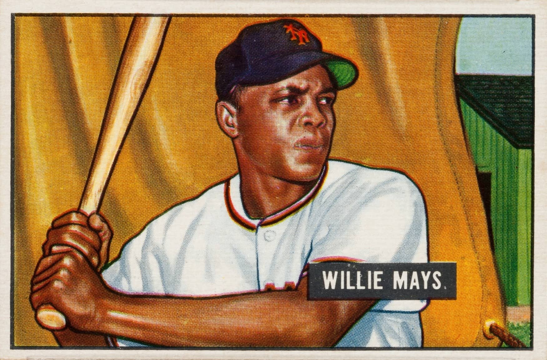 The 1951 Bowman Willie Mays rookie card