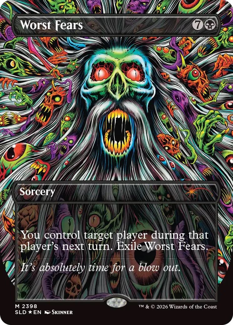 The Worst Fears card from the Roadshow So Salty Secret Lair drop
