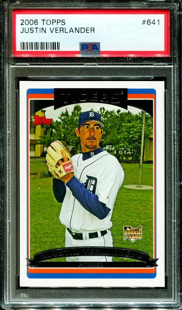 Justin Verlander 2006 Topps Baseball, PSA 10