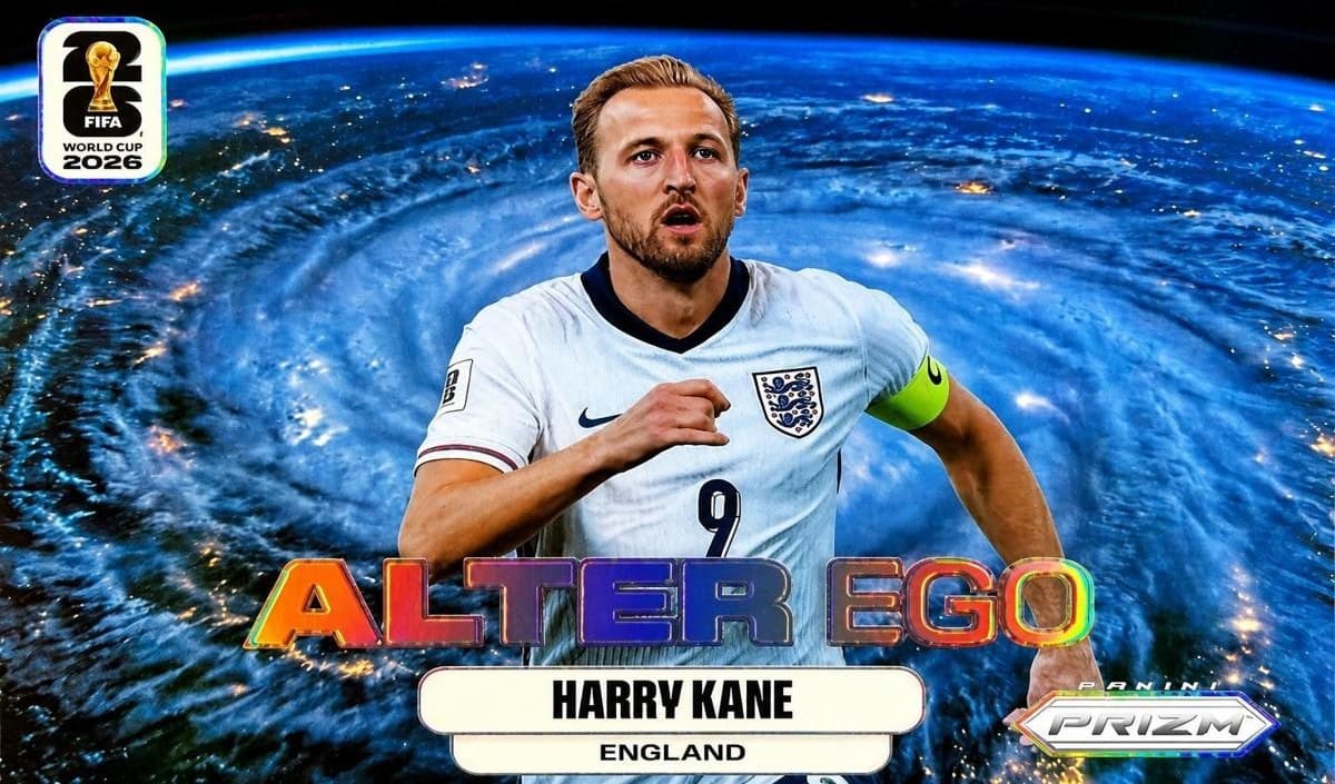 Harry Kane 2026 Panini Prizm FIFA World Cup Alter Ego #3, raw