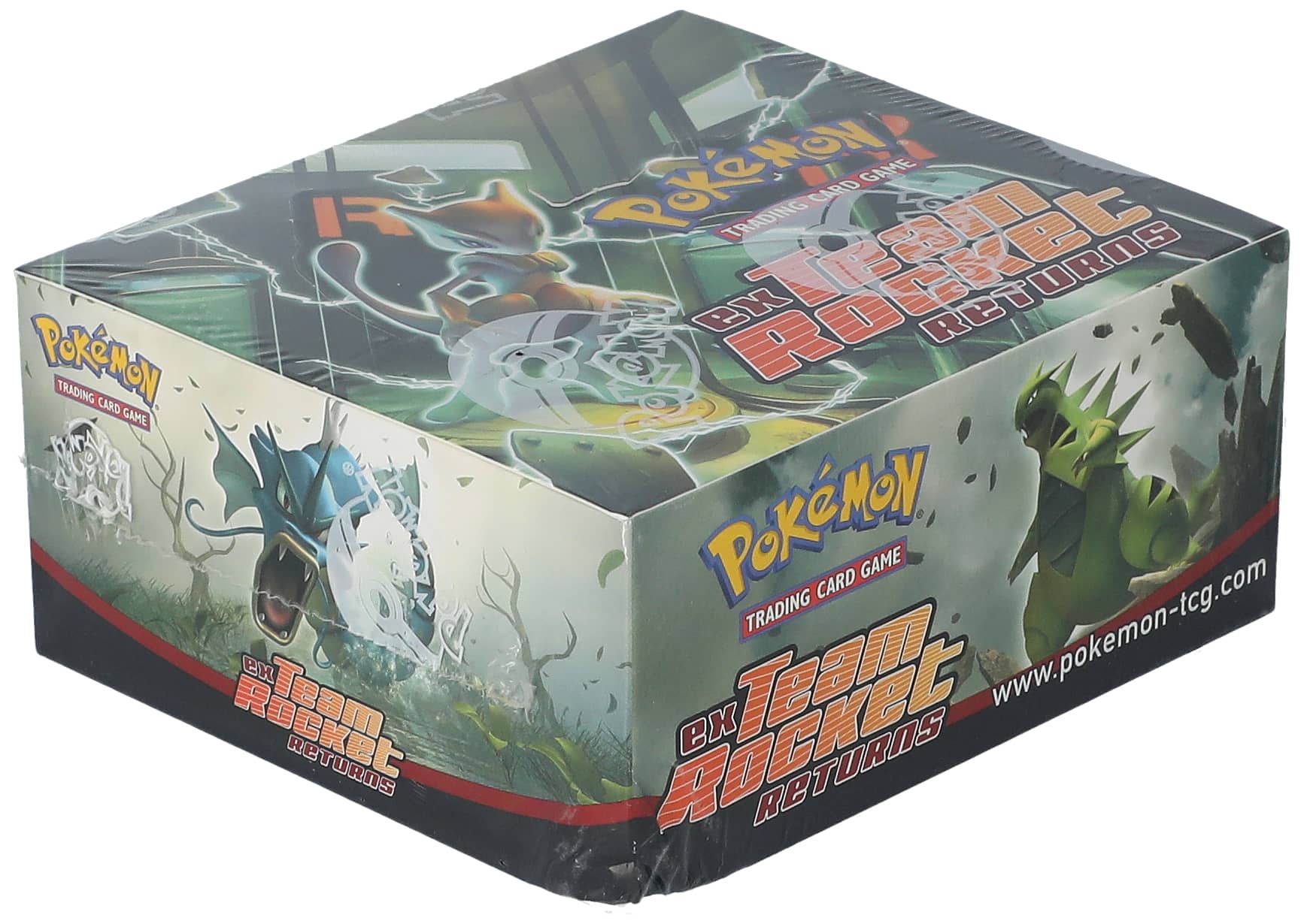 A factory-sealed 2004 Pokémon EX Team Rocket Returns booster box