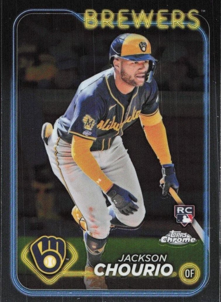 Jackson Chourio 2024 Topps Chrome #161 rookie card