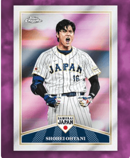 Shohei Ohtani 2026 Topps Chrome Team Samurai Japan. Photo: Topps.
