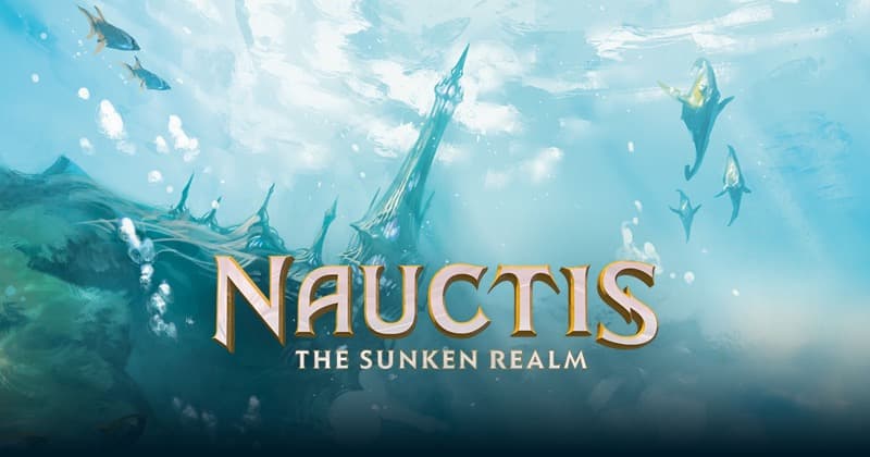 Key art for Nauctis: The Sunken Realm, the first Magic set of 2027. Card image: Wizards of the Coast.