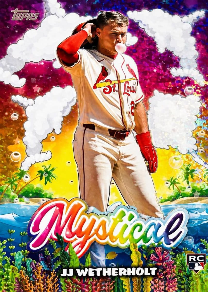 JJ Wetherholt 2026 Topps Update Mystical rookie insert, number MYS-10