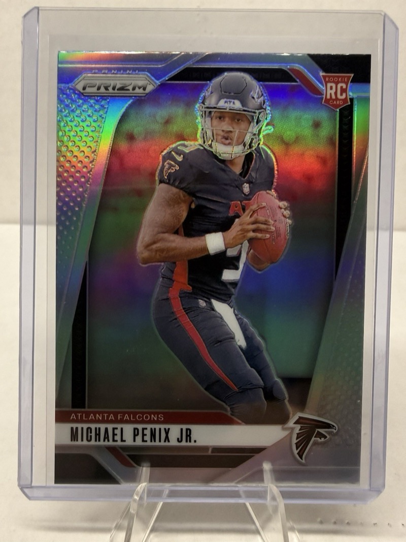 2024 Panini Prizm Michael Penix Jr. #378 Silver Prizm rookie. Photo: eBay listing.