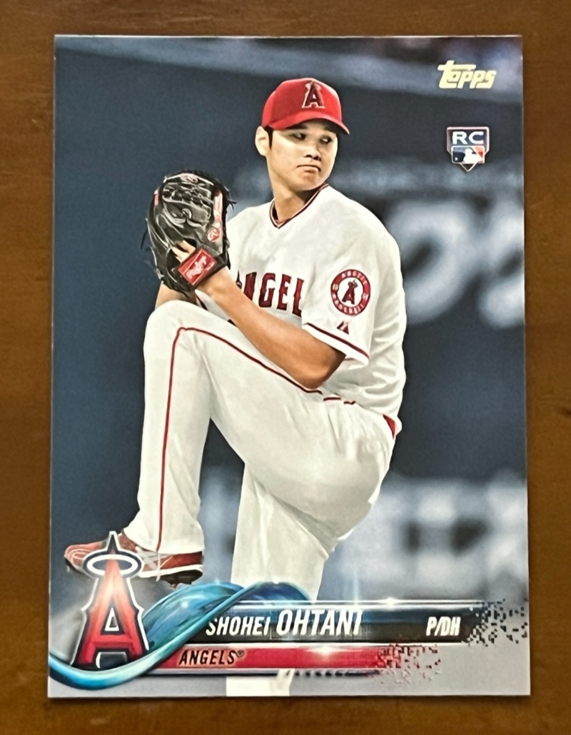 Shohei Ohtani 2018 Topps #700 rookie. Photo: eBay listing.