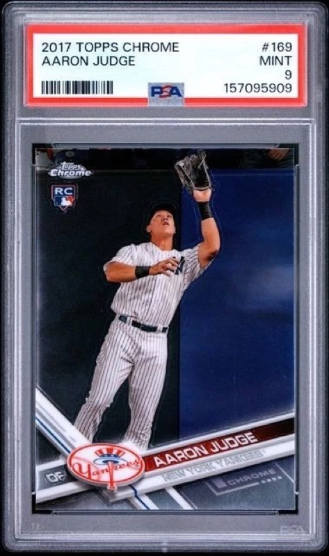 Aaron Judge 2017 Topps Chrome #169. Photo: eBay listing.