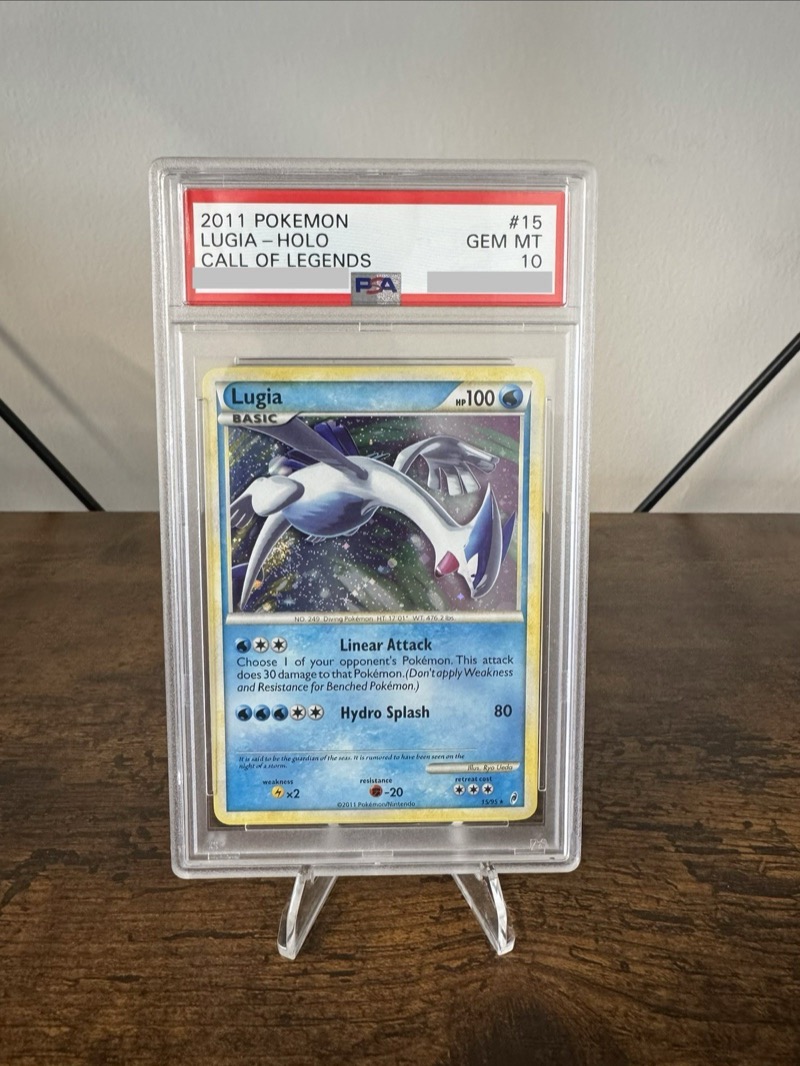 2011 Call of Legends Lugia holo #15, PSA 10. Photo: eBay listing.