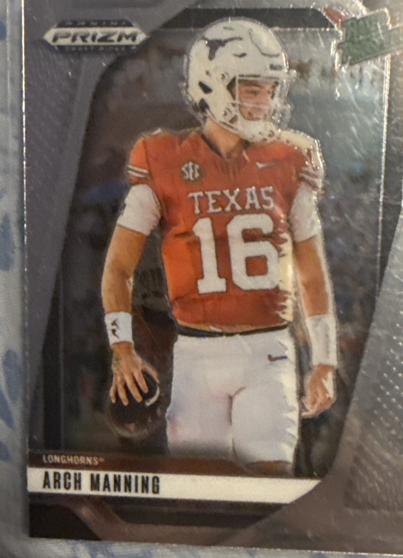 Arch Manning 2025 Panini Prizm Draft Picks #166, raw. Photo: eBay listing.