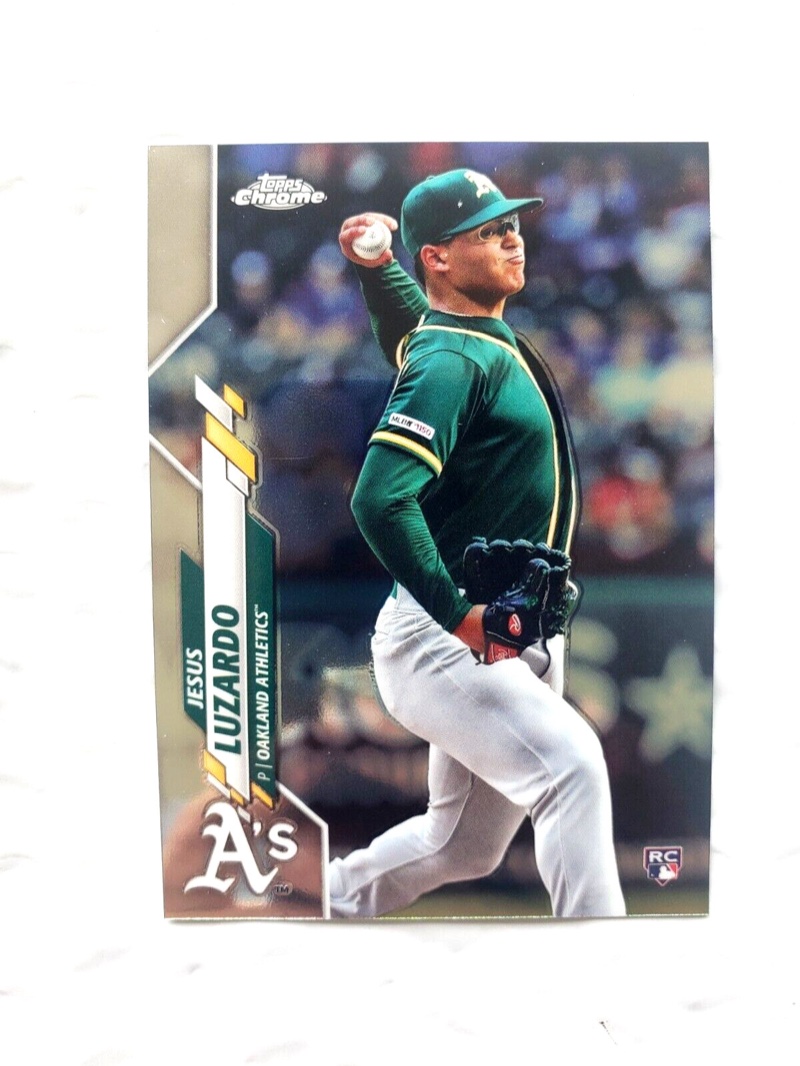 Jesus Luzardo 2020 Topps Chrome #5 rookie. Photo: eBay listing.