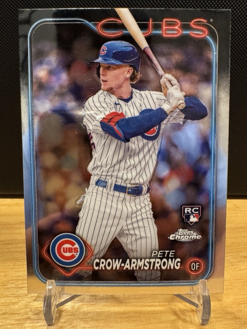 Pete Crow-Armstrong 2024 Topps Chrome #16 RC. Photo: eBay listing.
